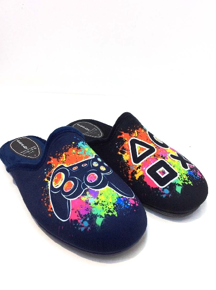 Zapatillas casa hombre Abiertas PlayStation