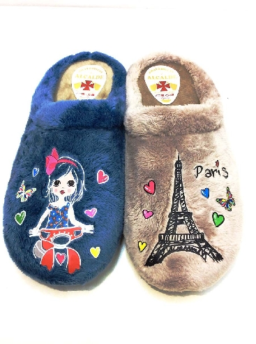 Zapatillas casa Mujer originales Paris Plantilla extraíble