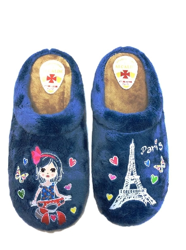 Zapatillas casa Mujer originales Paris Plantilla extraíble