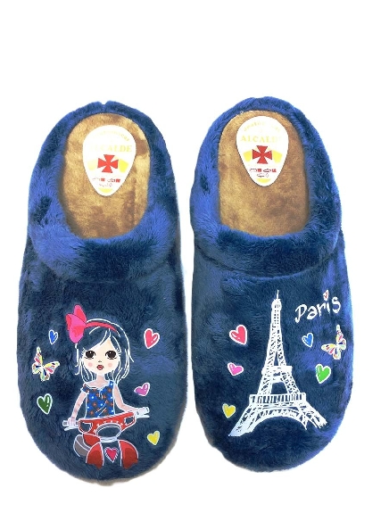 Zapatillas casa Mujer originales Paris Plantilla extraíble