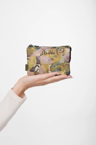 Monedero con triple compartimento Anekke Bloom