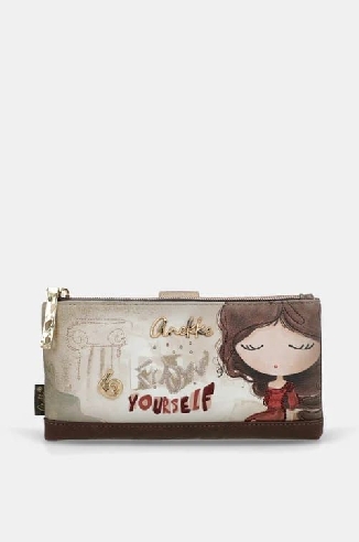 Monedero grande flexible con RFID Anekke Muse