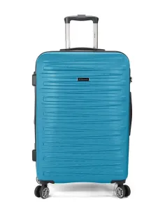 Maleta Grande Turquesa expandible Benzi ABS