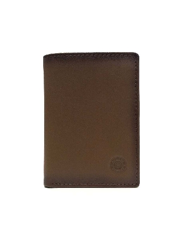 Cartera de Piel para hombre en Cuero quemado Vintage