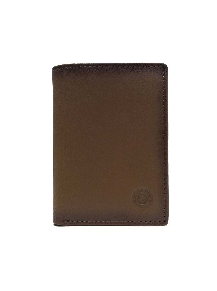 Cartera de Piel para hombre en Cuero quemado Vintage