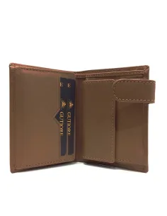 Cartera con monedero de Piel para hombre en Cuero quemado Vintage 2