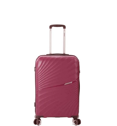Maleta para cabina barata de Polipropileno color Rose Red