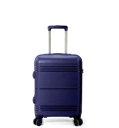 Maleta de cabina para viaje barata en Polipropileno Azul
