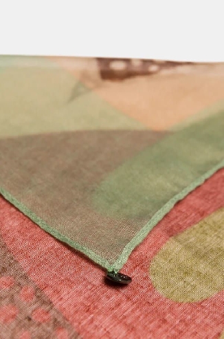 Pañuelo Largo Marron y Azul Anekke Muse