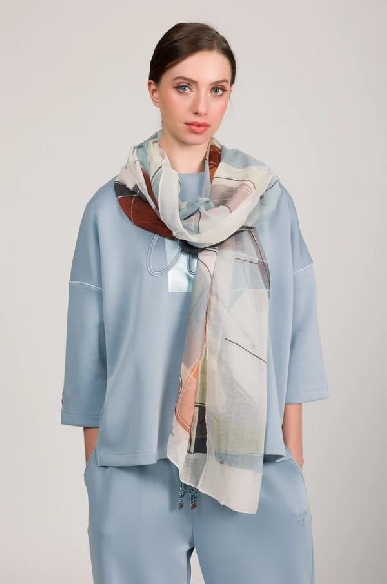 Pañuelo Largo Azul Anekke sophia