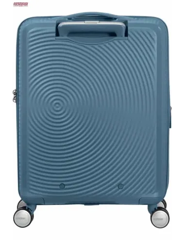 Maleta soundbox Stone Blue 55 cm American Tourister vista por detras