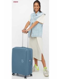 Maleta mediana american tourister soundbox stone blue 2