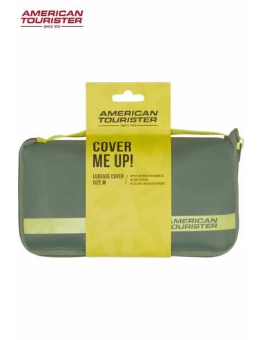 Funda para Maleta Mediana American Tourister Olive Lime en display