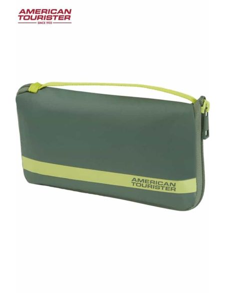 Funda para Maleta Mediana American Tourister Olive Lime plegado