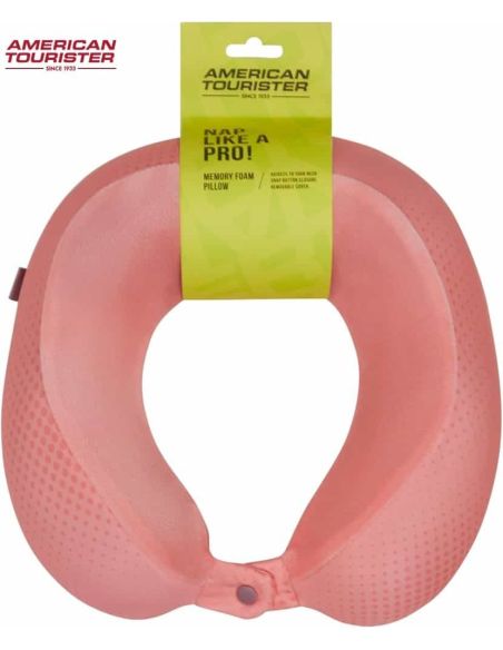Almohada de viaje Travel Pillow american tourister Pink con display