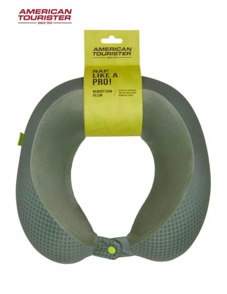 Travel Pillow american tourister Olive Lime en display