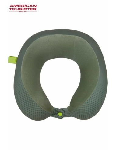 Almohada de viaje Travel Pillow american tourister Olive Lime vista desde arriba