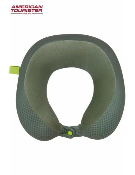 Almohada de viaje Travel Pillow american tourister Olive Lime vista desde arriba