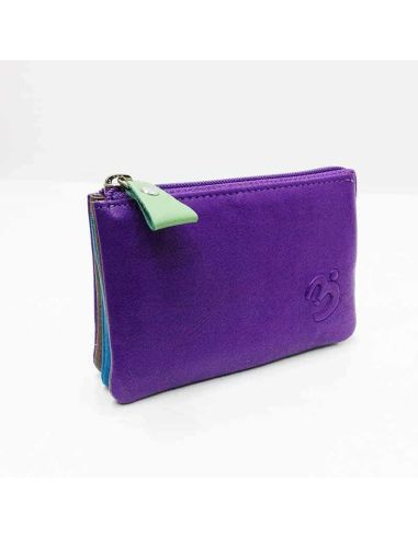 Monedero mujer de Piel Suave Belmonte color Violeta