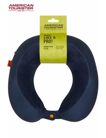 Almohada de viaje american tourister Navy/Orange