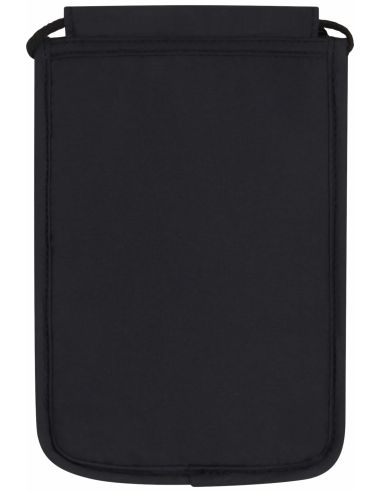 Porta documentos para el cuello Rfid American Tourister Negro visto por detras