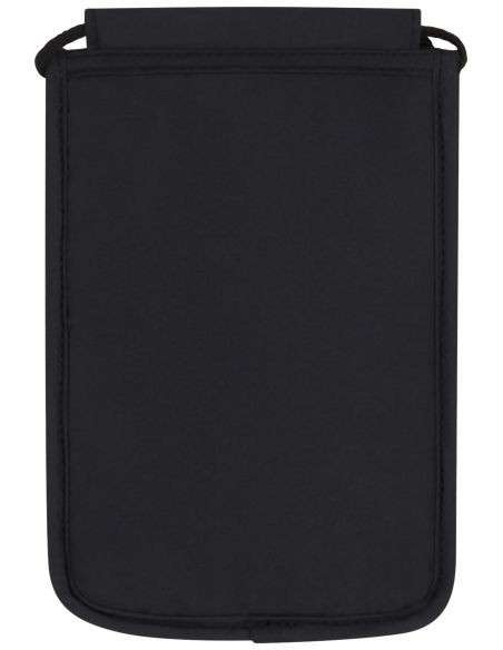 Porta documentos para el cuello Rfid American Tourister Negro visto por detras