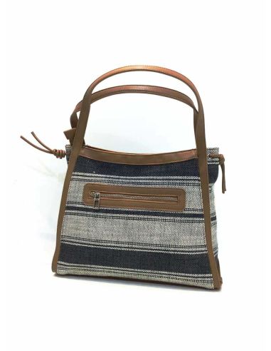 Bolso Shopper de Don Algodon en Marfil por detras