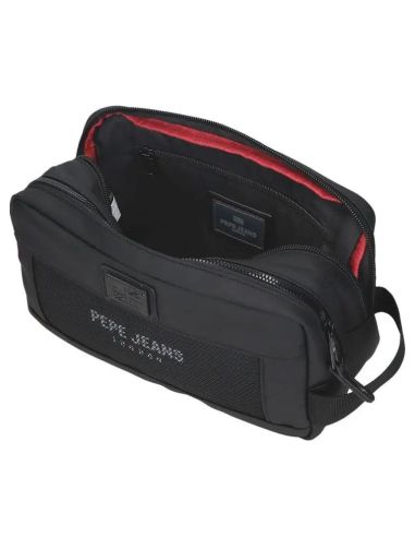 Neceser de Viaje para hombre Pepe Jeans Durham abierto por delante