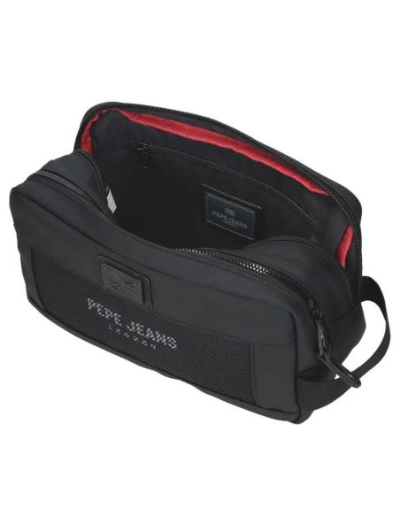 Neceser de Viaje para hombre Pepe Jeans Durham abierto por delante