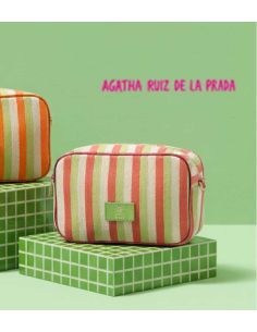Bandolera tejido líneas Agatha Ruiz de la Prada Fucsia