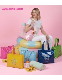 Bolso Tote charol flor Agatha Ruiz de la Prada