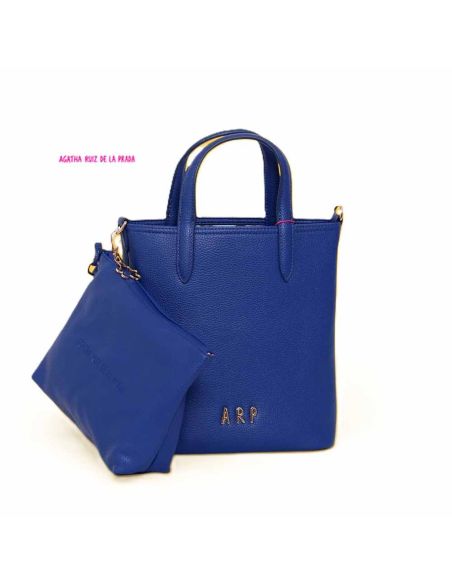 Mini Tote Agatha Ruiz de la Prada Reversible Flores con organizador