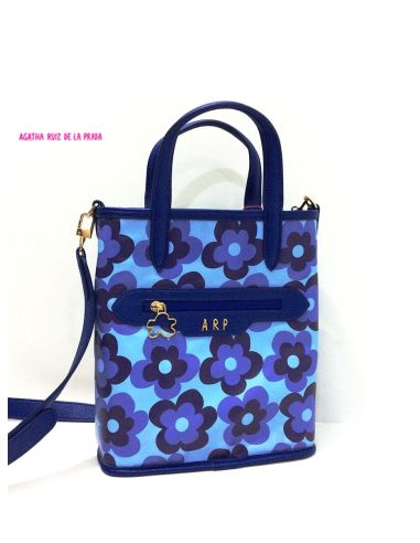 Mini Tote Agatha Ruiz de la Prada Reversible Flores reversible