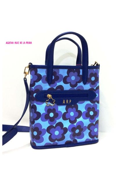 Mini Tote Agatha Ruiz de la Prada Reversible Flores reversible