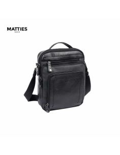 Bolso reportero hombre vestir Matties Sport marron 2