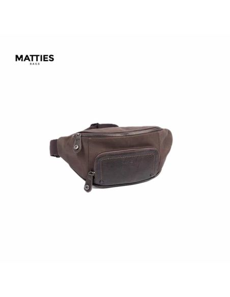 Riñonera para hombre vestir Matties Sport marron