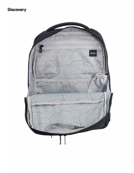 Mochila Portátil Negra Discovery Downtown | Funcional y Resistente