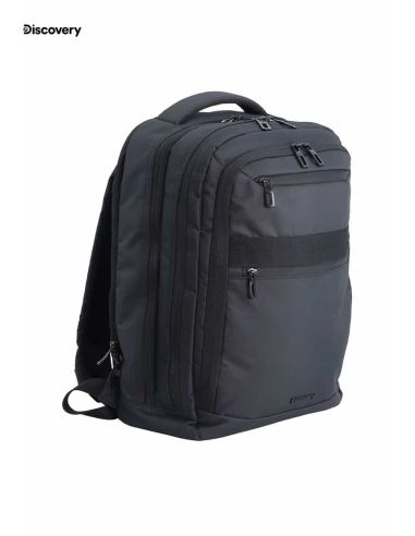 Mochila Portátil Negra Discovery Downtown | Funcional y Resistente