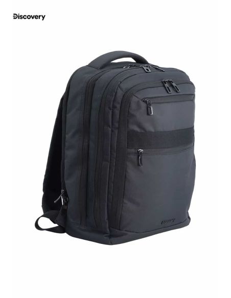 Mochila Portátil Negra Discovery Downtown | Funcional y Resistente