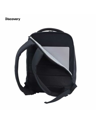 Mochila Portátil Negra Discovery Downtown | Funcional y Resistente