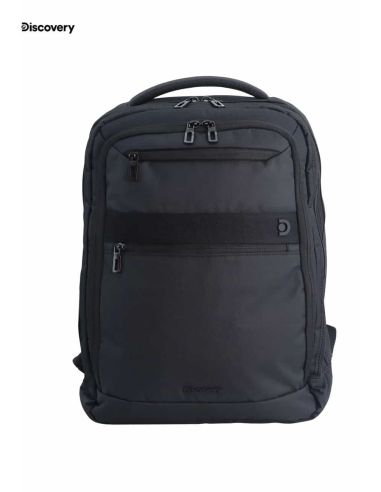 Mochila Portátil Negra Discovery Downtown | Funcional y Resistente