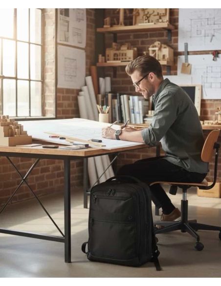 Mochila Negra para trabajo Discovery downtown