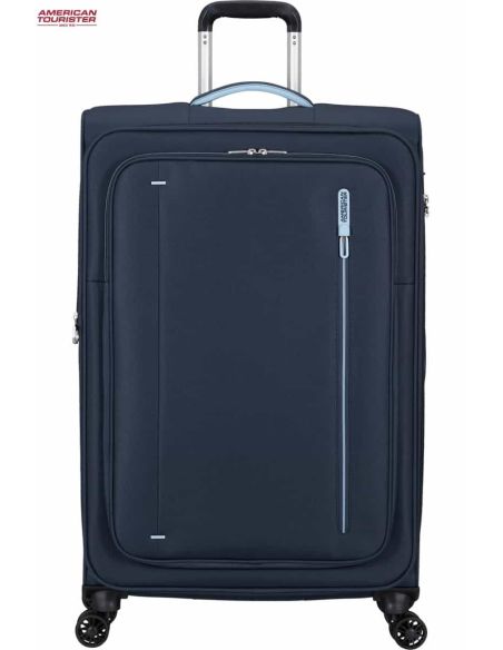 Maleta grande American Tourister Cloudrider sky Navy de frente