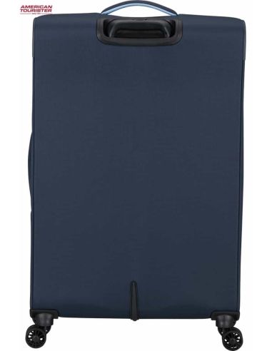Maleta grande American Tourister Cloudrider sky Navy desde detras