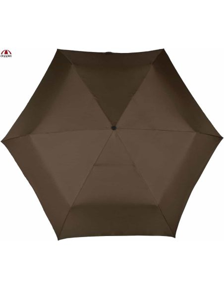 Paraguas Doppler Zero Magic Mocca Brown Ultraligero de frente