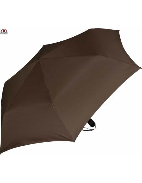 Paraguas Doppler Zero Magic Mocca Brown Ultraligero abierto