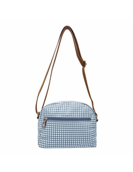 Bandolera para chica Azul cuadros Kronos Menorca