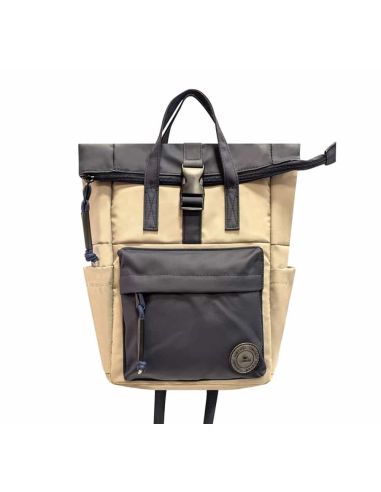 Mochila para mujer bicolor Wasabi Hannover en gris