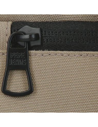 Bandolera para hombre de Pepe Jeans Waltfotd Camel cremallera trasera