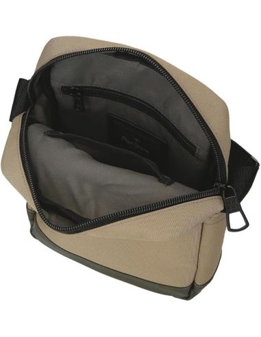 Bolso para hombre de Pepe Jeans Waltfotd Camel abierto